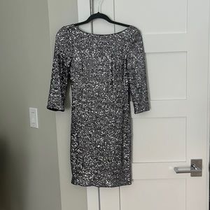 Aqua sequin dress size 2